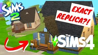 RECREATING SIMS 2 LOTS IN THE SIMS 4 | BONNY BUNGALOW SIMS 4 SPEED BUILD NO CC | GRIMSIMMER