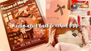 new semester prep : mini school haul & clean with me! 🎒✨
