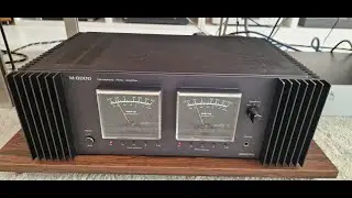 ONKYO M-8000 power amplifer from 70' ultrarare!!! -test-