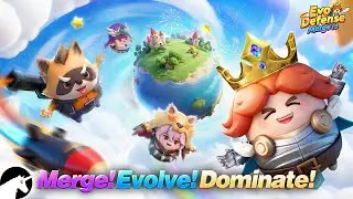 Evo Defense Merge TD gameplay