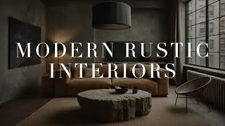 Modern Rustic NYC Loft Style Interiors | Calm Ambience Playlist
