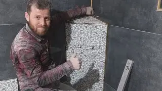 شوف صنعت أيه في زاوية الحمام amazing work  