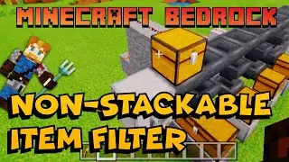 Фильтр нестакаемых предметов &mdash; Minecraft Bedrock [ПК/Мобильные устройства/Консоли]