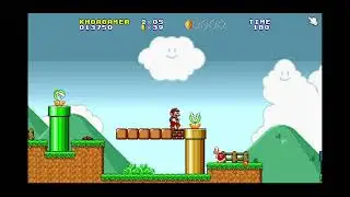 Super Mario Fun W1-1 by JetWing34 / Super Mario Construct
