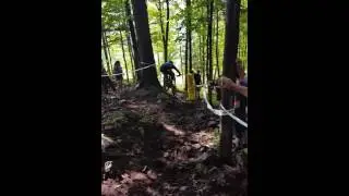 Trailsfest downhill rock garden flip...