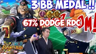 Spam Dodge 🔥🔥- Medal Trio BB + Shiryu Combo Auto Bantai EX BB - One Piece Bounty Rush