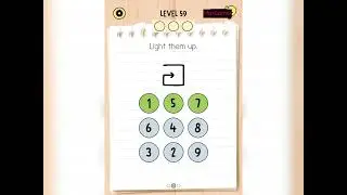 Brain Test 5 level 59 math Question all parts gameplay walkthrough solution 