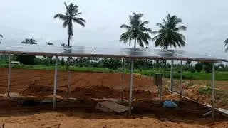 5HP SOLAR WATER PUMP || 700ft BOREWELL TEXMO SUBMERSIBLE PUMP || PANASONIC SOLAR PANELS || ERODE