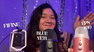 ASMR | TODOS os meus MICROFONES de ASMR 🎙️✨ (comparando meus mics) 