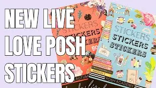 New Live Love Posh Fall Release Sticker Books | Fall Allure & Posh Academy