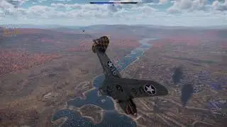M4A3 105 and P-40 Warhawk  - War Thunder