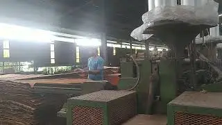 proses pembuatan plywood(triplek)mesin join/kompuser.