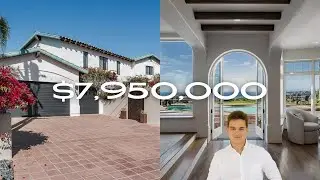 Touring a $7,950,000 California Beach House | San Diego Mansion Tour