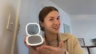 WUSHXI Portable LED Makeup Mirror   Compact Travel Mirror with Light Review