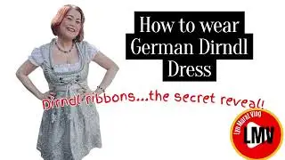 German dress - Dirndl. How to flirt with the Germans.  #filipinovlogger ,#germanylife ,#dirndl 
