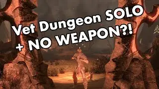 SOLO Veteran Dungeon with NO WEAPON! | ESO | The Elder Scrolls Online