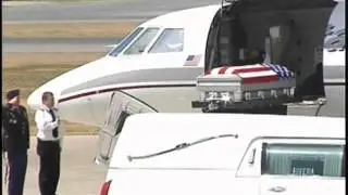RAW VIDEO: Body of fallen Sgt. Estevan Altamirano arrives home