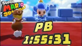 Super Mario 3D World PB in 1:55:31