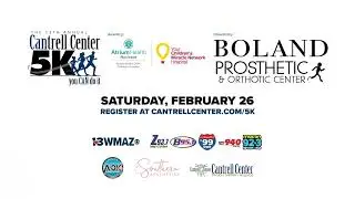 The 13th Annual Cantrell Center 5K & 1 Mile Fun Run is Saturday, February 26th, 2022!