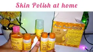 Skin polish at home | Anees Anees Gold skin polish review