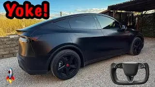 Volante Yoke per Model Y Juniper. E Me lo sono Montato da Solo. 27% off.