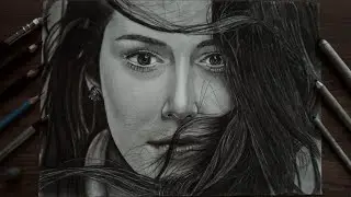How to draw realistic face | realistic Eyes Nose Lips Hair drawing Tutorial | Drawing Tutorial