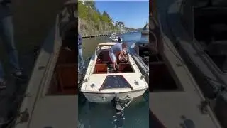 Straight Pipes Cold Start Corvette Engine Boat!!!!  #coldstart #corvette