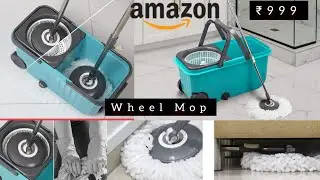 Unboxing Magic Mop| Spin Mop Tutorial And Review For Magic 360 Spin Easy Mop With Wheels #amazon