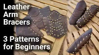 Arm Bracers Patterns for Beginners - 3 Easy to follow DIY PDF patterns to make your own arm bracers