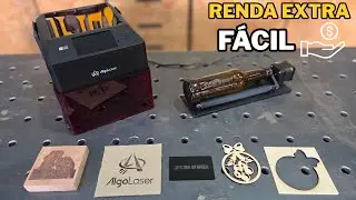 Faça Uma Renda Extra com a Gravadora a Laser Pixi Mini 10w da AlgoLaser