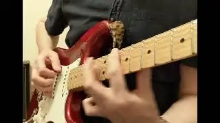 SHRED ? TAPPING! weird notes YJM Malmsteen  Strat. Scalloped neck.