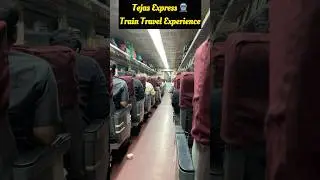 Tejas Express Food and Travel Experience #tejasexpress #railway #youtubeshorts #review