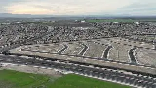 Unedited 360 degree Pan shot of future Sam's Club site in Lathrop, California
