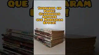 Tesouros em Papel: Quadrinhos Antigos que Marcaram &Eacute;poca! #antiguidade #raridade #vintage #hq #retr&otilde;