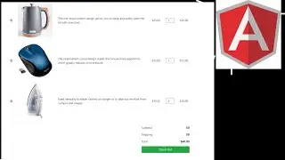 Angular/JavaScript Shopping Cart Tutorial | Shopping Cart Part 4