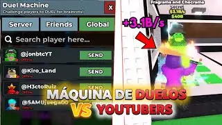 🧨I CHALLENGED YOUTUBERS to DUELS FOR BRAINROT +3.1B/s... I LOST?