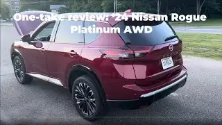Видеообзор одним дублем: Nissan Rogue Platinum 2024 года