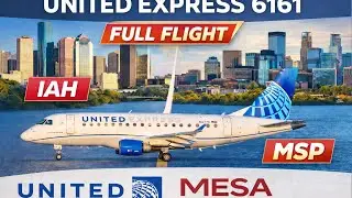 United Express (Mesa air ) UA 6161 IAH to MSP flight experience ￼