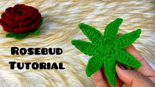 Crochet Rosebud in Minutes|Easy Crochet rosebud Tutorial for Beginners|Step-by-Step tutorial#crochet