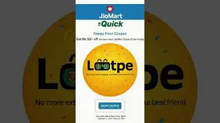 🔥🔥LootPe Coupon Hack 🔥 Get ₹50 OFF on JioMart Quick Order! #Shorts #youtubeshorts #LootPe