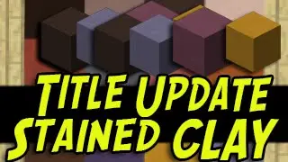 Minecraft (PS3, PS4, Xbox, Wii U) - STAINED CLAY - TUTORIAL - Title Update Item