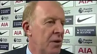 Tottenham vs West Brom | Gary Megson Post match  Reaction