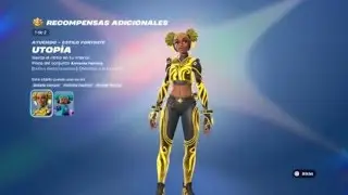 SKIN - UTOP&Iacute;A SYNTHWAVE (Armon&iacute;a Heroica) - Fortnite - (Agust&iacute;n te amo 💚)