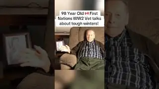 First Nations Vet talks about his childhood #ww2 #shorts #ww2veteran