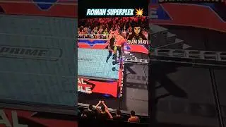 Roman Reigns DESTROYS with a Superplex! 🔥 | #WWE2K25Short ):#wwe2k25 #romanreigns #superplex