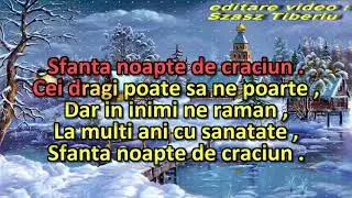 Colind - E noapte de craciun ,karaoke