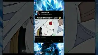 Naruto Shocked Everyone 😨 || #shorts #shortvideo #naruto #narutoshippuden #kakashi #sasuke #viral