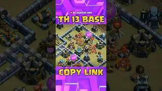 New TH 13 Anti 3 STAR War Base  Copy Link In Description|💥 BEST TH 13 ANTI 3 STAR WAR BASE💥 #5