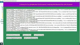 A Strategy for Near Deduplication Web Documents Considering Both Domain ,Size of the Document &Image