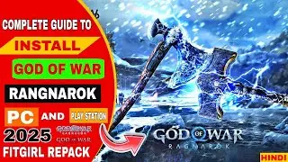 HOW TO INSTALL 🤔 !! GOD OF WAR 2025 FREE 😱 !! FIT GIRL REPACK ✨ '' ON PC AND PLAY STATION HINDI